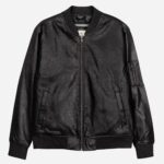 Veste Bomber en cuir