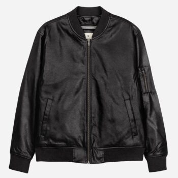 Veste Bomber en cuir
