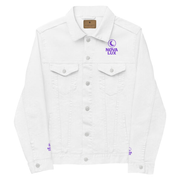 veste en jean personnalisée brodée 
