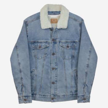 Veste sherpa en jean unisexe